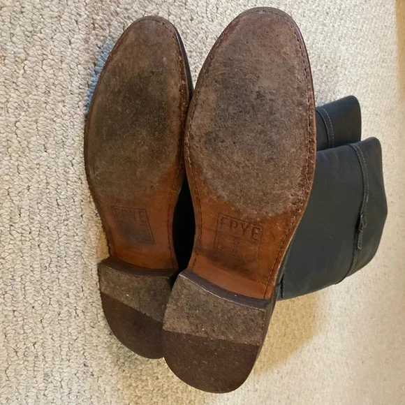 Frye Gray Heeled Boots for Women - Picture 6 of 15